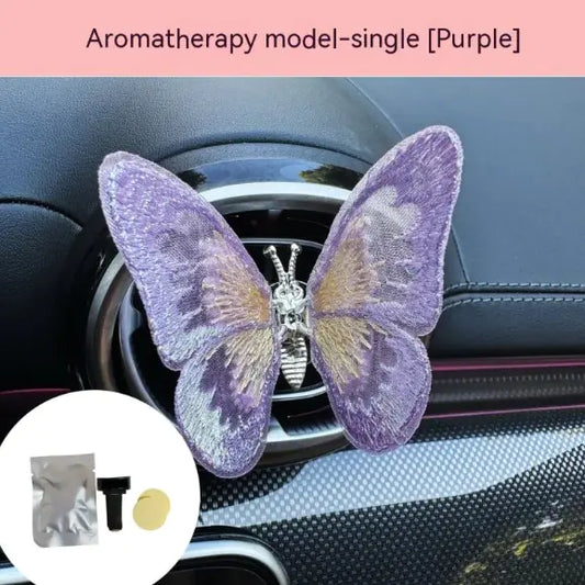 Moving Embroidery Butterfly Car Accessories### Product Description: Moving Embroidery Butterfly Center Console Air Outlet Decoration – Healing Series Car Accessories**Overview:**Transform your vehicle’s interMoving Embroidery Butterfly Car Accessories