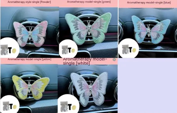 Moving Embroidery Butterfly Car Accessories### Product Description: Moving Embroidery Butterfly Center Console Air Outlet Decoration – Healing Series Car Accessories**Overview:**Transform your vehicle’s interMoving Embroidery Butterfly Car Accessories