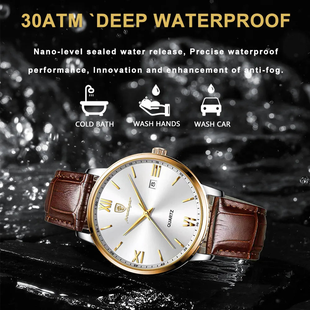 Leather Men Quartz Luxury WatchesElevate Your Style with Our Exquisite Leather Men Quartz Luxury Watches!Indulge in the epitome of sophistication and elegance with our luxurious leather men's quartzLeather Men Quartz Luxury Watches