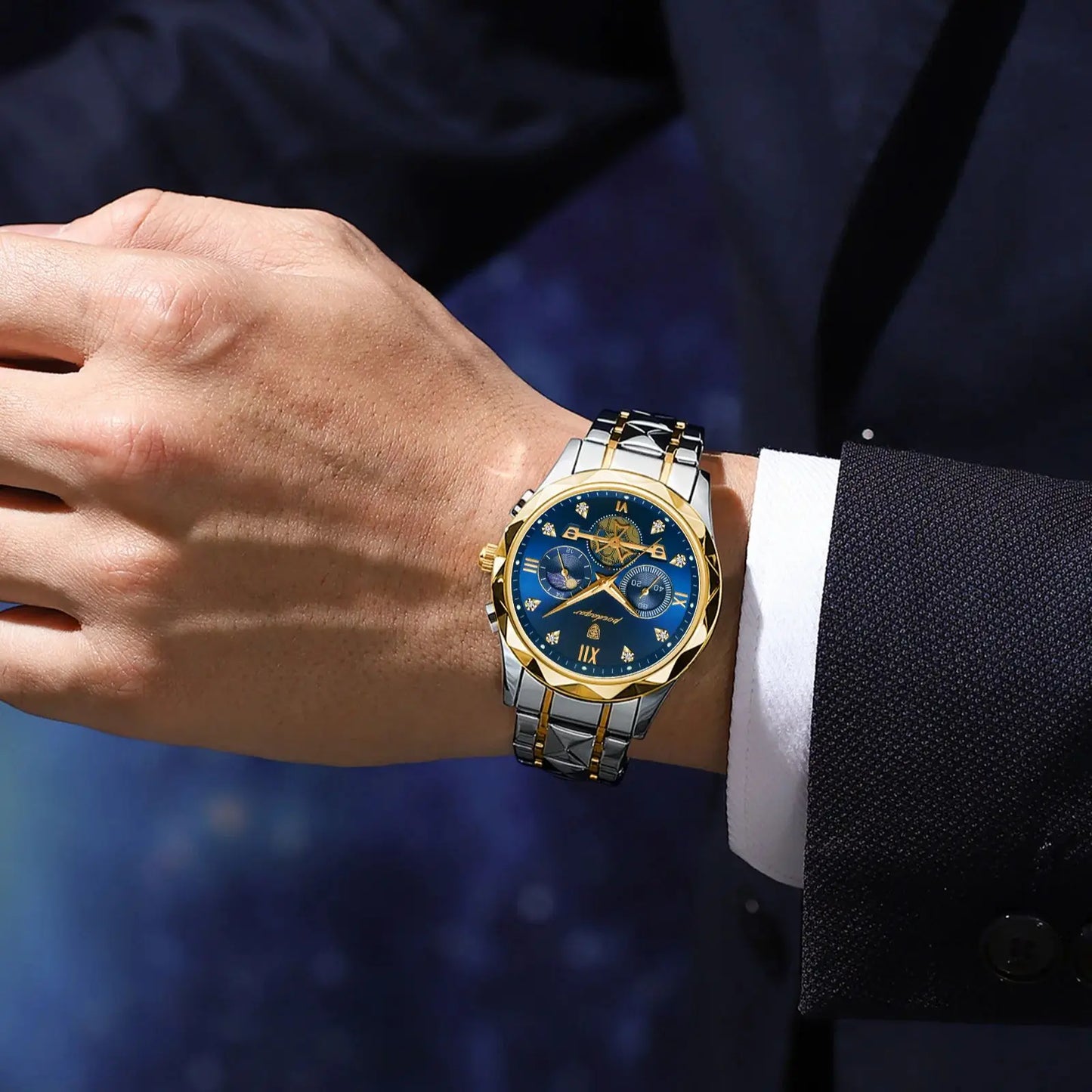 POEDAGAR Luxury Man Wristwatch Waterproof Luminous Chronograph Watch fPackage Included:
1 x POEDAGAR Clock
1 x POEDAGAR Box
1 x Watchband adjust tool
1 x Watch wipe
1 x Warranty card
After-Sales Service:
If you have any questionPOEDAGAR Luxury Man Wristwatch Waterproof Luminous Chronograph Watch