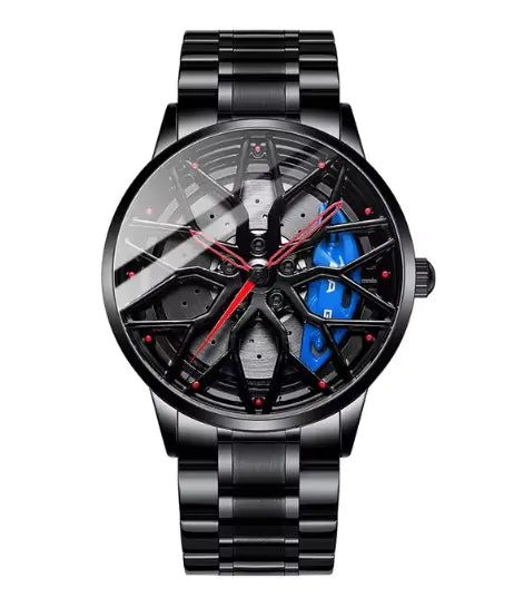 Wheel Rim Hub WatchesProduct Description:Unleash your inner automotive enthusiast with the Wheel Rim Hub Watch for Men, a premium timepiece that embodies the spirit of supercars and cuttWheel Rim Hub Watches