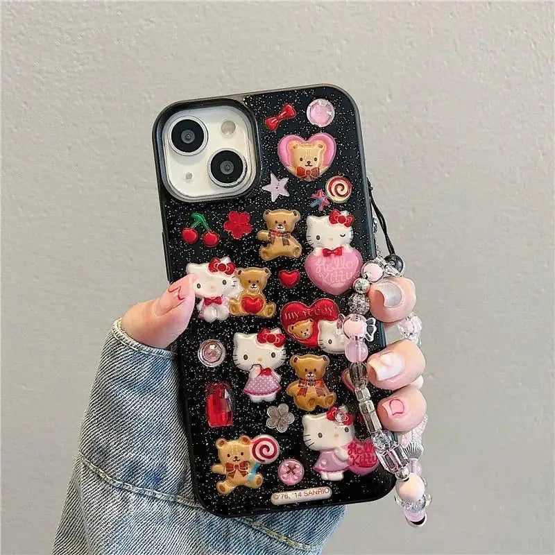 Hello Kitty Multicharm Phone CasesShow Off Your Love for Hello Kitty in StyleYour phone case isn't just a necessity—it's an accessory that lets you express yourself. With these Hello Kitty multicharmKitty Multicharm Phone Cases