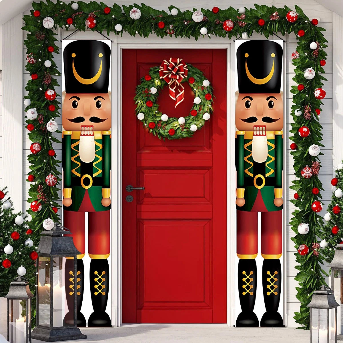 Merry Christmas Door Banner Decoration 2024 Christmas Decor for Home XMerry Christmas Door Banner Decoration 2024 Christmas Decor