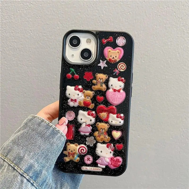 Hello Kitty Multicharm Phone CasesShow Off Your Love for Hello Kitty in StyleYour phone case isn't just a necessity—it's an accessory that lets you express yourself. With these Hello Kitty multicharmKitty Multicharm Phone Cases