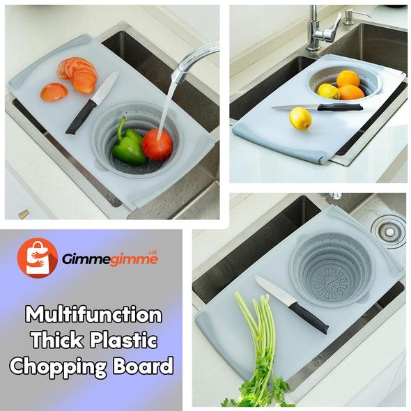 Kitchen Plastic Chopping BoardThis Kitchen Plastic Chopping Board is made of PP+TRP, matte + silica gel. It's safe and secure. The cutting board is easy to clean - the silicone drainage basin witKitchen Plastic Chopping Board