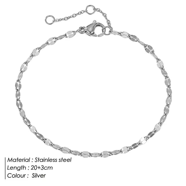 Leg Minimalist AnkletsEnhance Your Ankles with EleganceAdorn your ankles with our minimalist anklets, designed to complement your style effortlessly. Crafted with delicate materials, theyLeg Minimalist Anklets