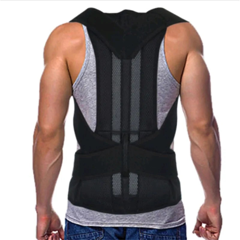 Adjustable Back Brace Posture CorrectorImprove Your Posture EffortlesslyCorrect your posture with our Adjustable Back Brace. Ideal for office workers, it gently pulls your shoulders back, promoting betterAdjustable Back Brace Posture Corrector