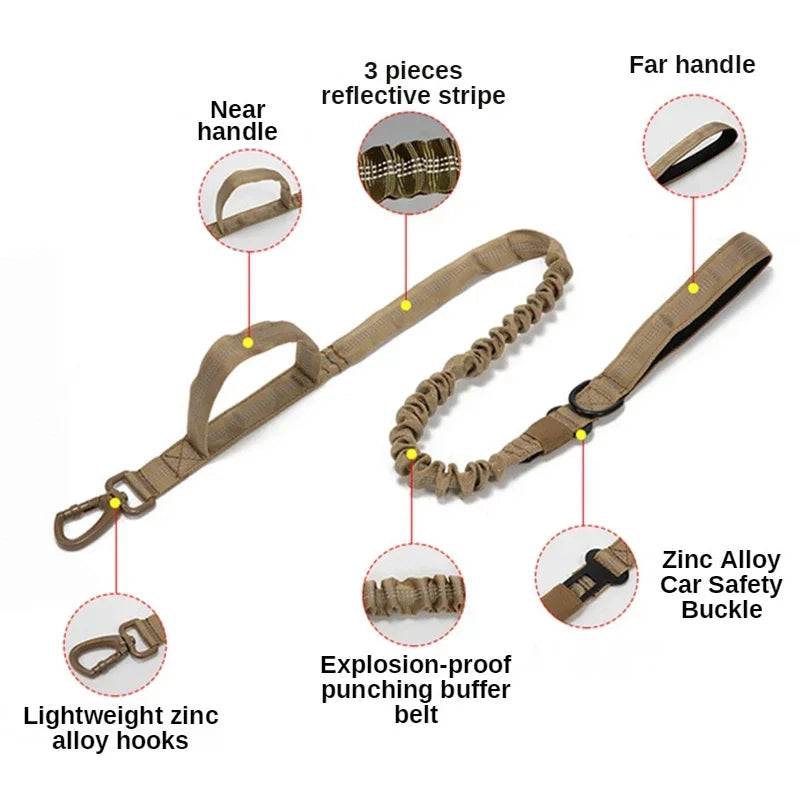 Durable Tactical Dog Collar LeashEquip Your Canine Companion with the Durable Tactical Dog Collar LeashEnsure your dog's safety and control with the Durable Tactical Dog Collar Leash. Crafted from sDurable Tactical Dog Collar Leash