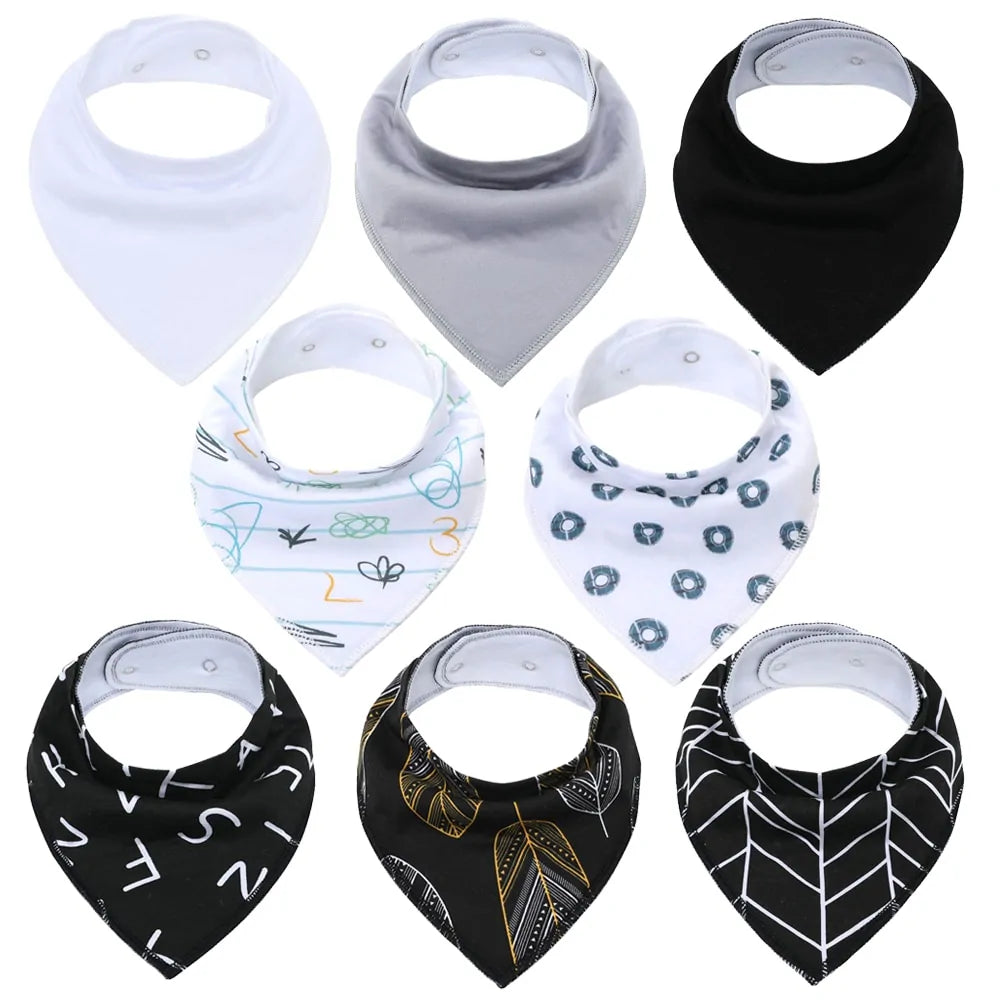 Soft Baby BibsIntroducing our Soft Baby Bibs - the ultimate blend of comfort, functionality, and style for your little bundle of joy!Crafted with care from 100% organic cotton, ouSoft Baby Bibs