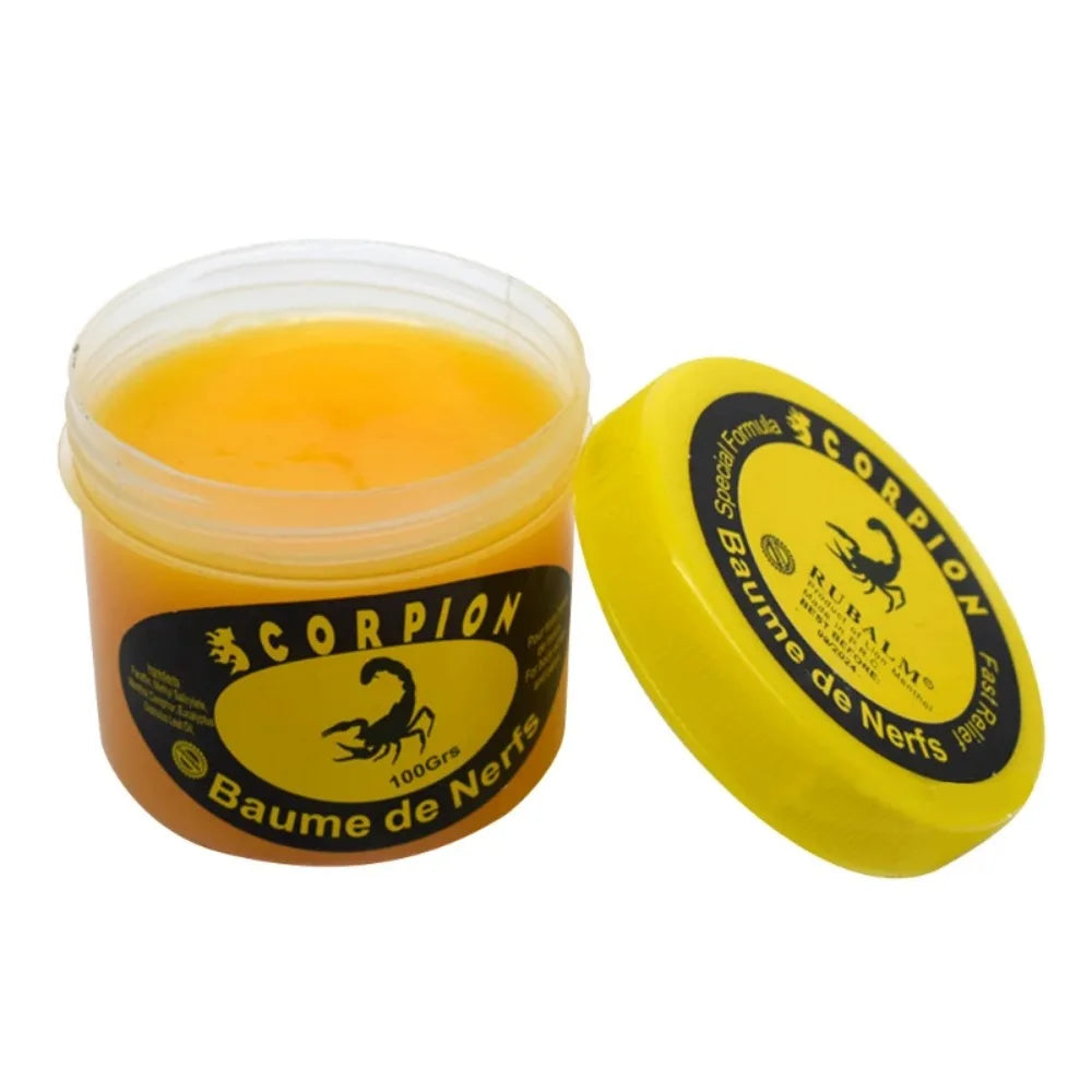 30/60/100ml Ointment Scorpion Peppermint Cream Rheumatism, Low Back Pain, Sciatica, Bruises, Cramps, and Relieves Muscle Fatigue