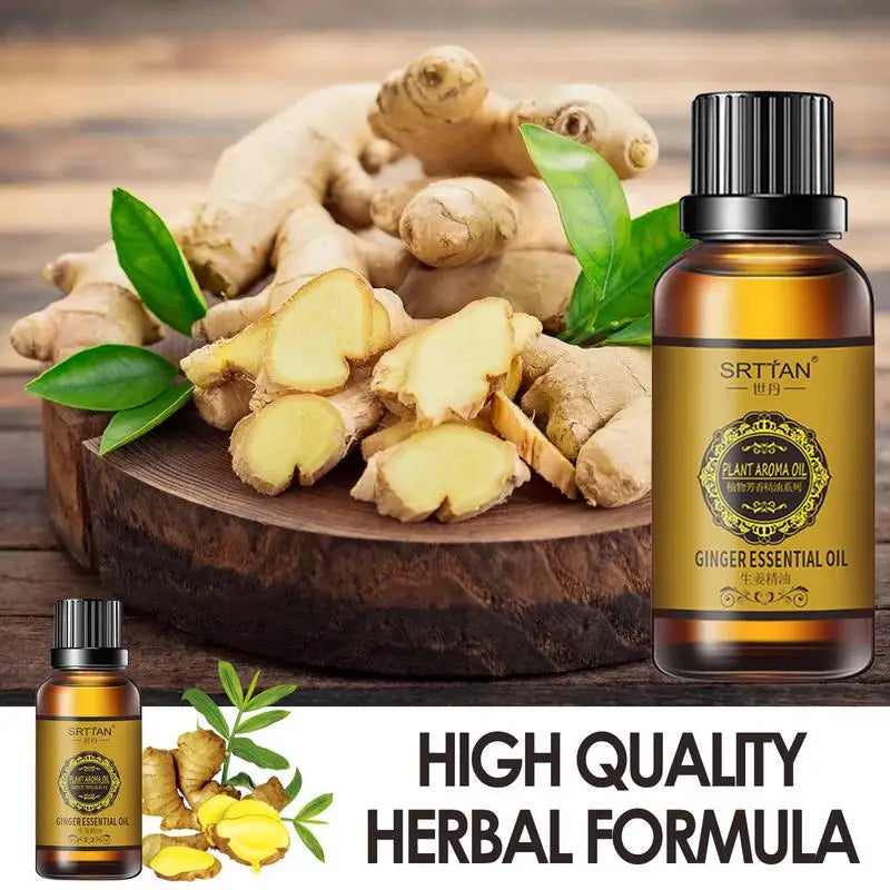 Ginger Oil Essential Organic Ginger Plant Oil For Soap 100 Pure Steam Distilled Therapeutic Graded Plant Therapy Essential Oils