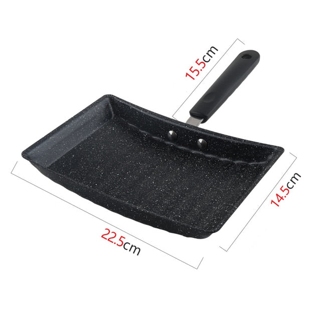 Non-Stick Wave Bottom SaucepanIntroducing the Non-Stick Wave Bottom Tamagoyaki Omelette Saucepan, a versatile frying pan designed specifically for creating delicious and perfectly rolled Japanese-Stick Wave Bottom Saucepan