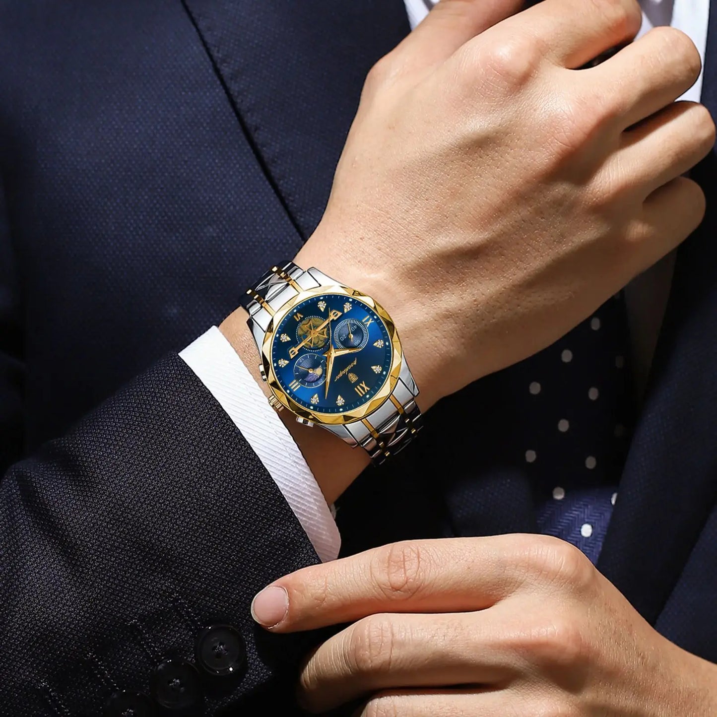 POEDAGAR Luxury Man Wristwatch Waterproof Luminous Chronograph Watch fPackage Included:
1 x POEDAGAR Clock
1 x POEDAGAR Box
1 x Watchband adjust tool
1 x Watch wipe
1 x Warranty card
After-Sales Service:
If you have any questionPOEDAGAR Luxury Man Wristwatch Waterproof Luminous Chronograph Watch