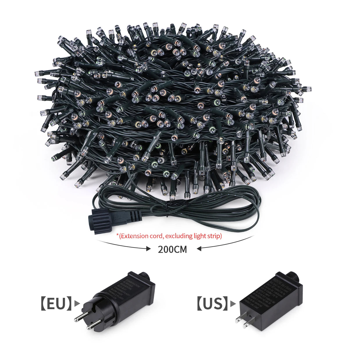 10M-100M Led Light String Street Garland Fairy Light 110V 220V WaterprFeature:
【Why Choose This String Lights】: Longer Working Time, Super Bright 24V LED String Lights, IP65 Waterproof Performance, High Quality Flexible PC Wire.Upgrade10M-100M Led Light String Street Garland Fairy Light 110V 220V Waterproof Outdoor Garden Party Wedding Christmas Decoration Lamp