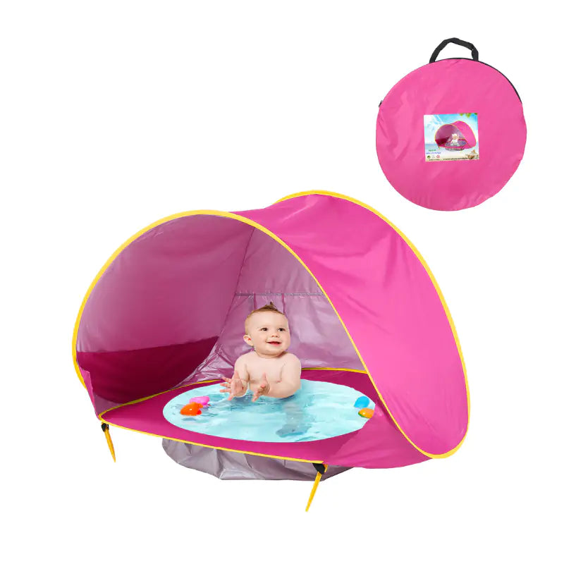 Baby Beach TentUltimate Sun Protection:Keep your little one safe from harmful UV rays with our Baby Beach Tent. Featuring UPF 50+ fabric, it provides superior sun protection, ensurBaby Beach Tent
