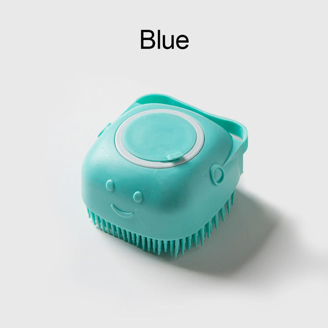 Soft Silicone Dog BrushThe Soft Silicone Dog Brush is the perfect solution for keeping your furry friend clean and well-groomed. Made from soft silicone, this brush is gentle on your pet'sSoft Silicone Dog Brush