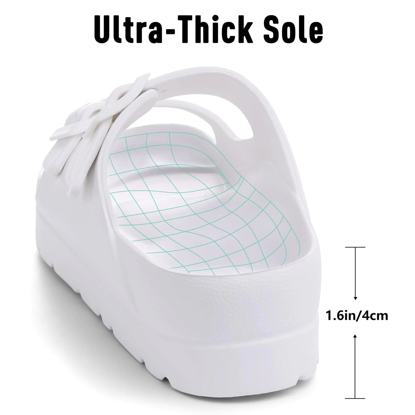 Women's Platform Sandals with Arch Support, Chunky Lightweight Foam SlWomen's Platform Sandals with Arch Support, Chunky Lightweight Foam Slip on Slides, Comfortable Summer Beach Sandals with Adjustable Buckle
Product DetailArch Support, Chunky Lightweight Foam Slip