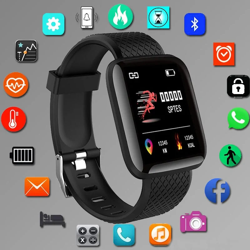 Digital Smart WatchElevate your fitness game with our cutting-edge Digital Smart Watch! Whether you're a seasoned athlete or just starting your fitness journey, this sleek wristwatch iDigital Smart Watch