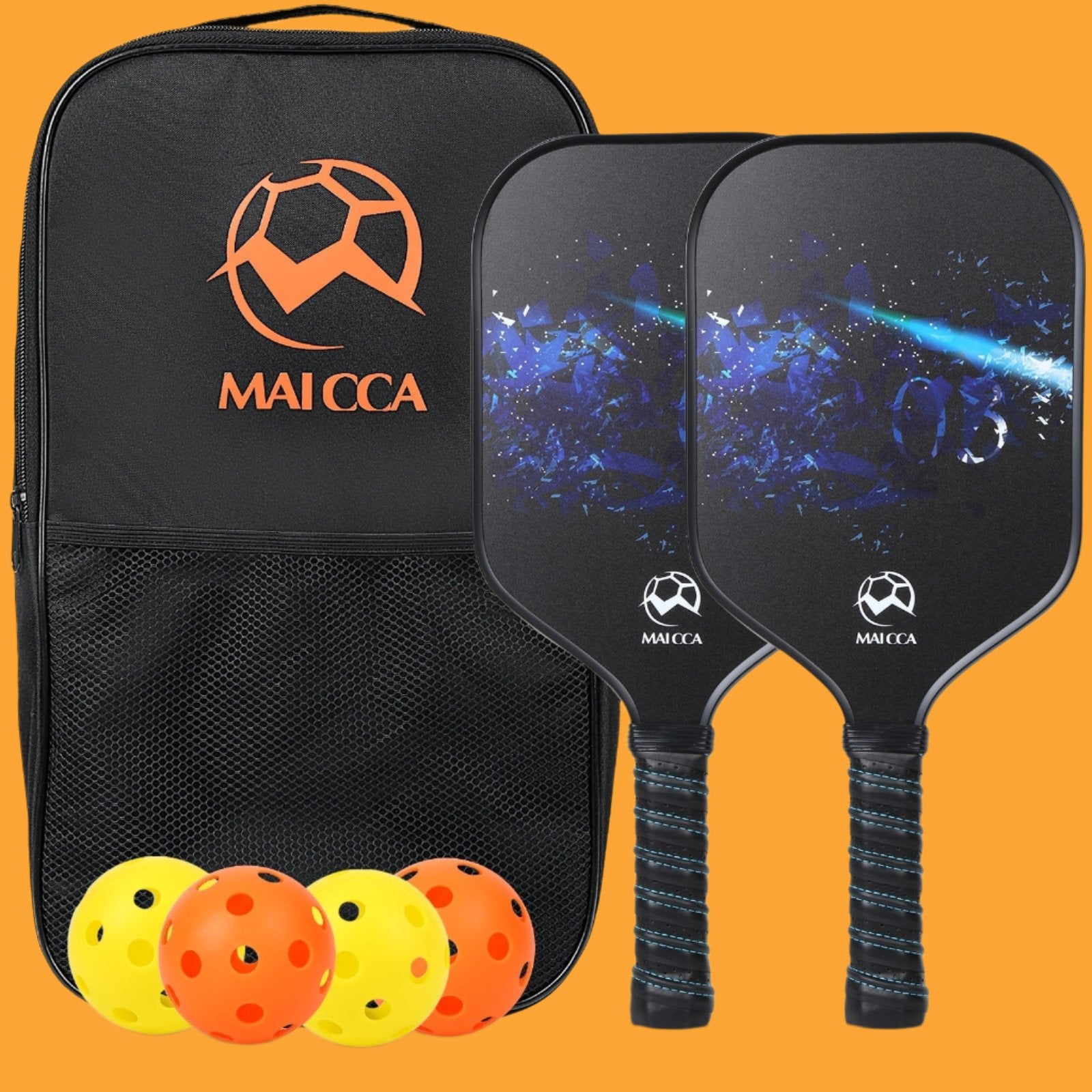 Pickleball Paddle SetElevate your pickleball tournaments with our USAPA-approved pickleball paddle set! This high-performance set is meticulously designed to take your game to new heightPickleball Paddle Set