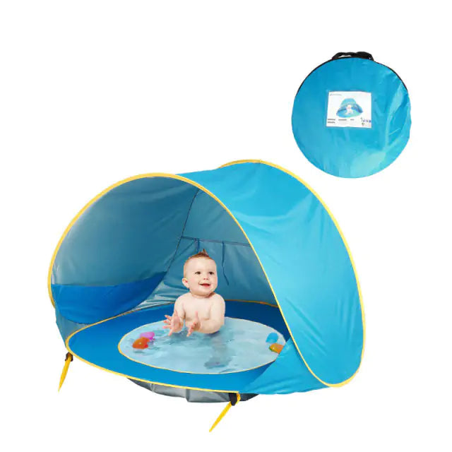 Baby Beach TentUltimate Sun Protection:Keep your little one safe from harmful UV rays with our Baby Beach Tent. Featuring UPF 50+ fabric, it provides superior sun protection, ensurBaby Beach Tent