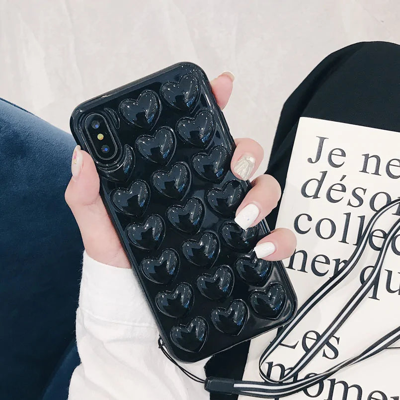 Love Heart Phone Case for PhoneShow Your Love with the 3D Love Heart Phone Case for iPhoneExpress your affection and style with the 3D Love Heart Phone Case for iPhone, featuring an eye-catching dLove Heart Phone Case