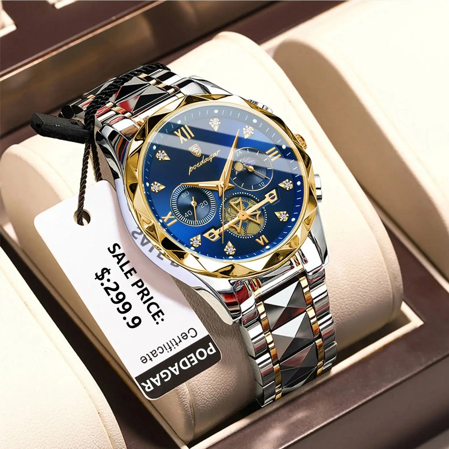 POEDAGAR Luxury Man Wristwatch Waterproof Luminous Chronograph Watch fPackage Included:
1 x POEDAGAR Clock
1 x POEDAGAR Box
1 x Watchband adjust tool
1 x Watch wipe
1 x Warranty card
After-Sales Service:
If you have any questionPOEDAGAR Luxury Man Wristwatch Waterproof Luminous Chronograph Watch
