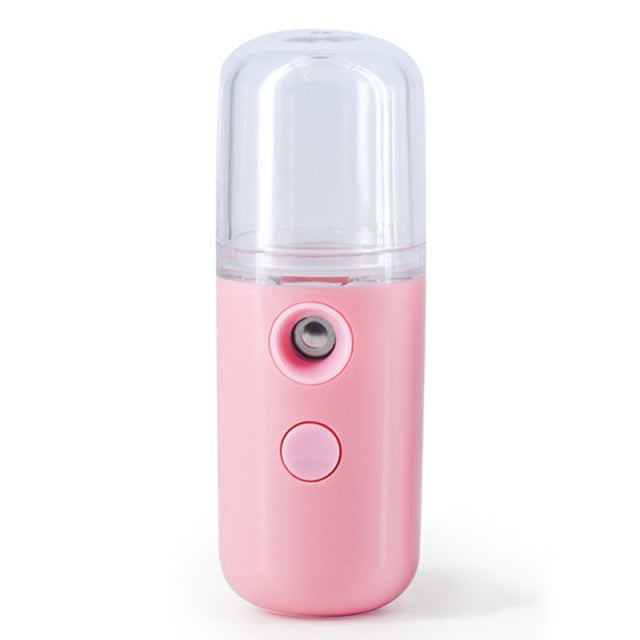 Nano Mist Facial Sprayer Beauty Instrument USB Face Steamer MoisturiziDescription:
100% new high qualityIt can be used to keep the face, body, antistatic and moisturizing.The liquid in the water tank becomes a -level mist that is more Nano Mist Facial Sprayer Beauty Instrument USB Face Steamer Moisturizing Beauty