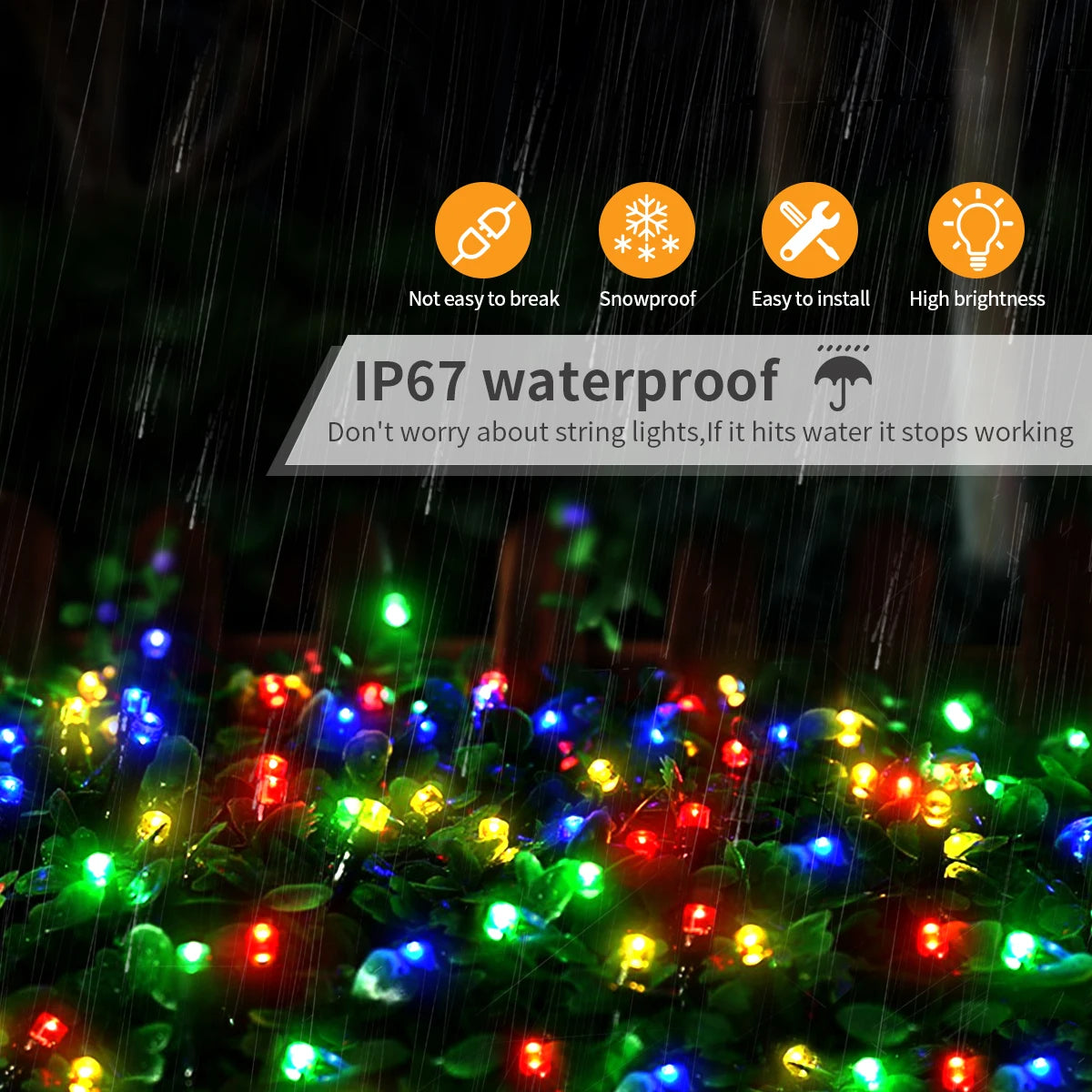 10M-100M Led Light String Street Garland Fairy Light 110V 220V WaterprFeature:
【Why Choose This String Lights】: Longer Working Time, Super Bright 24V LED String Lights, IP65 Waterproof Performance, High Quality Flexible PC Wire.Upgrade10M-100M Led Light String Street Garland Fairy Light 110V 220V Waterproof Outdoor Garden Party Wedding Christmas Decoration Lamp