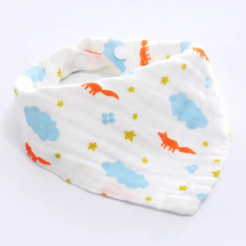 Baby BibsUpgrade your baby's mealtime essentials with our premium Baby Bibs, combining practicality with effortless style. These bibs are meticulously crafted from 100% cottoBaby Bibs