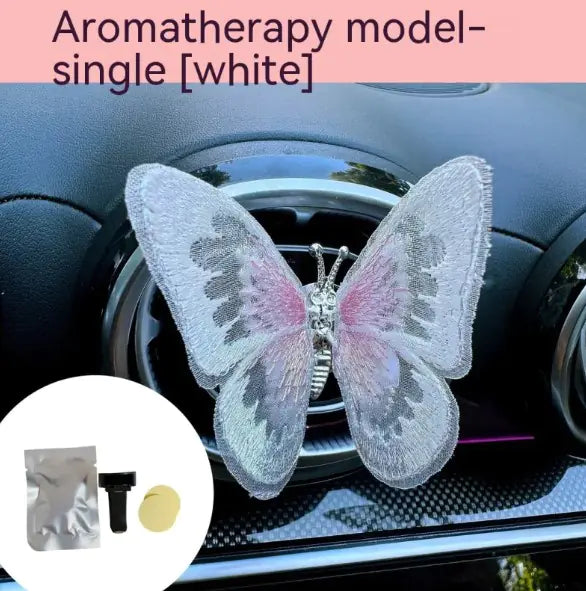 Moving Embroidery Butterfly Car Accessories### Product Description: Moving Embroidery Butterfly Center Console Air Outlet Decoration – Healing Series Car Accessories**Overview:**Transform your vehicle’s interMoving Embroidery Butterfly Car Accessories