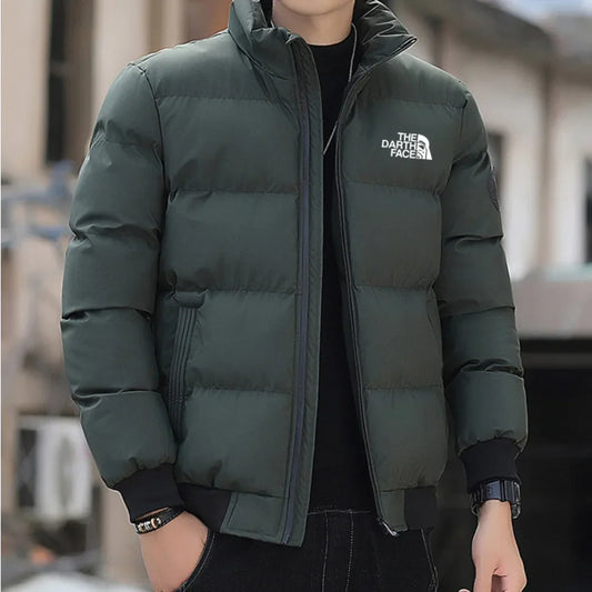 Men's windproof thick cotton winter parka jacket 2023, European sizes XS-3XL.