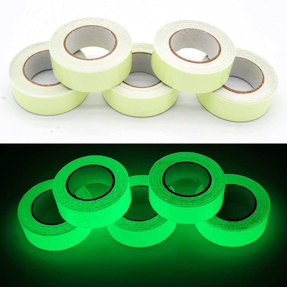 Glow In The Dark Sticker TapeIlluminate your surroundings with our Luminous Tape. This self-adhesive tape glows in the dark, making it perfect for emergency signage, safety markings, and decoratDark Sticker Tape