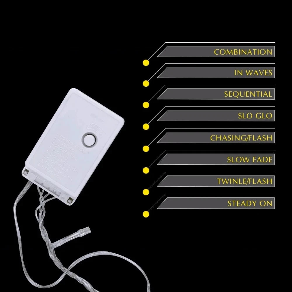 10M 100LEDs LED String Light AC 220V 110V Festoon Lamps Waterproof OutSpecification:
LED color: Red/Green/Blue/White/Warm White/RGB/Pink/Purple
LED quantity: 10m/100LEDs
Input voltage: 220V 110V
Plug standard: EU/US Plug
String Light 10M 100LEDs LED String Light AC 220V 110V Festoon Lamps Waterproof Outdoor Garland Party Holiday Christmas Wedding Decoration
