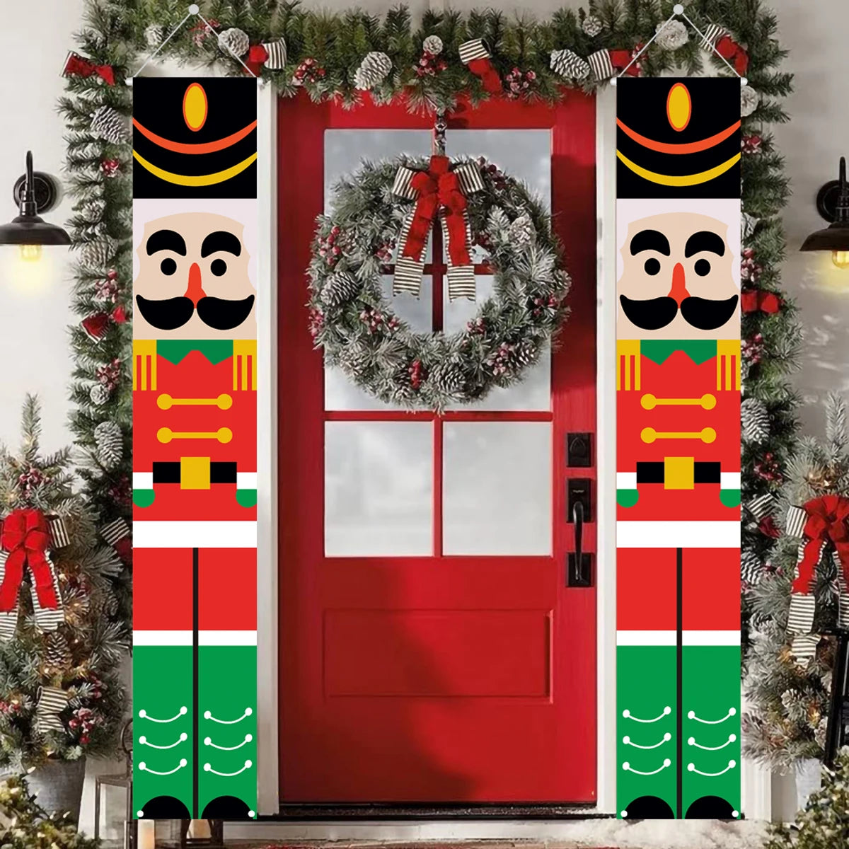 Merry Christmas Door Banner Decoration 2024 Christmas Decor for Home XMerry Christmas Door Banner Decoration 2024 Christmas Decor