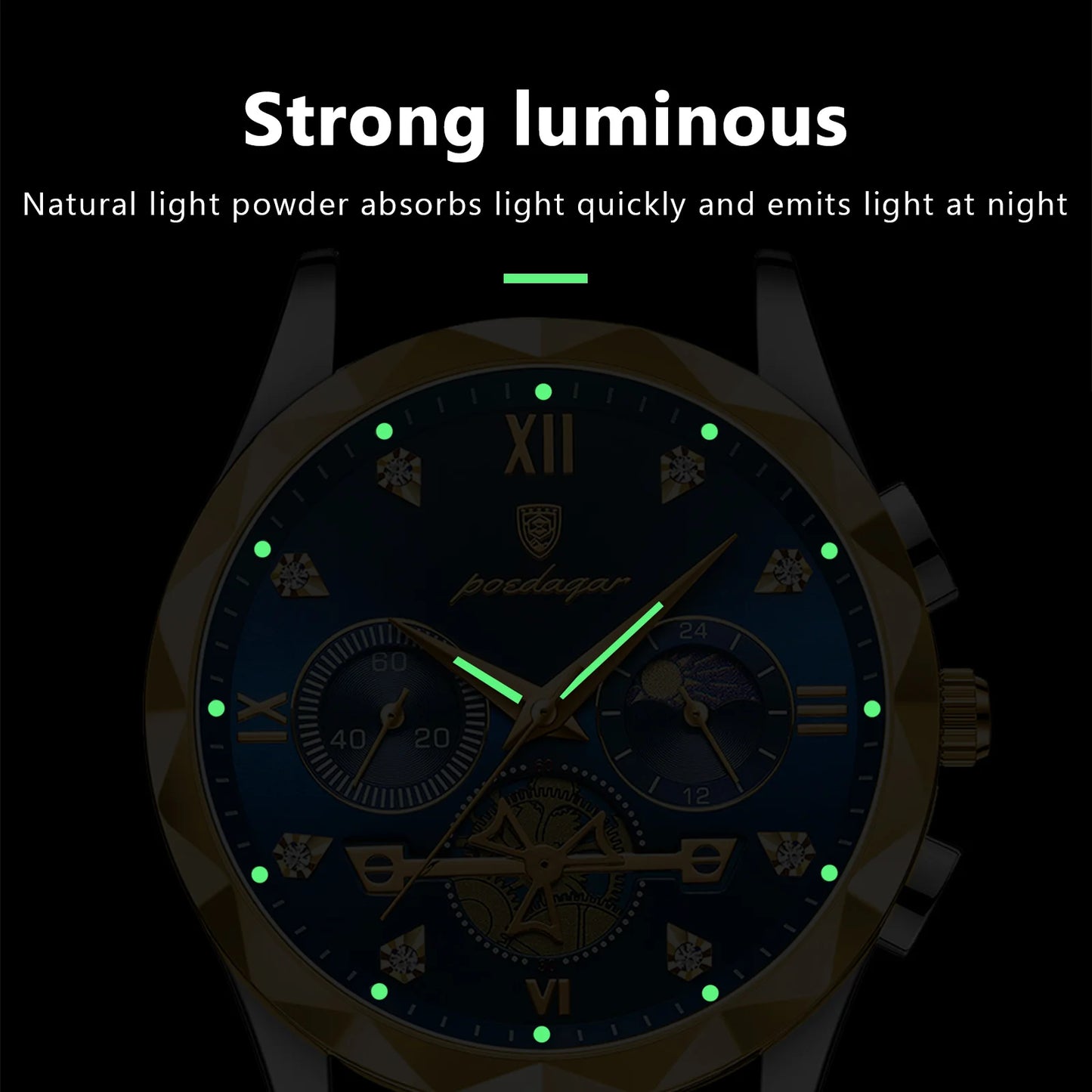 POEDAGAR Luxury Man Wristwatch Waterproof Luminous Chronograph Watch fPackage Included:
1 x POEDAGAR Clock
1 x POEDAGAR Box
1 x Watchband adjust tool
1 x Watch wipe
1 x Warranty card
After-Sales Service:
If you have any questionPOEDAGAR Luxury Man Wristwatch Waterproof Luminous Chronograph Watch