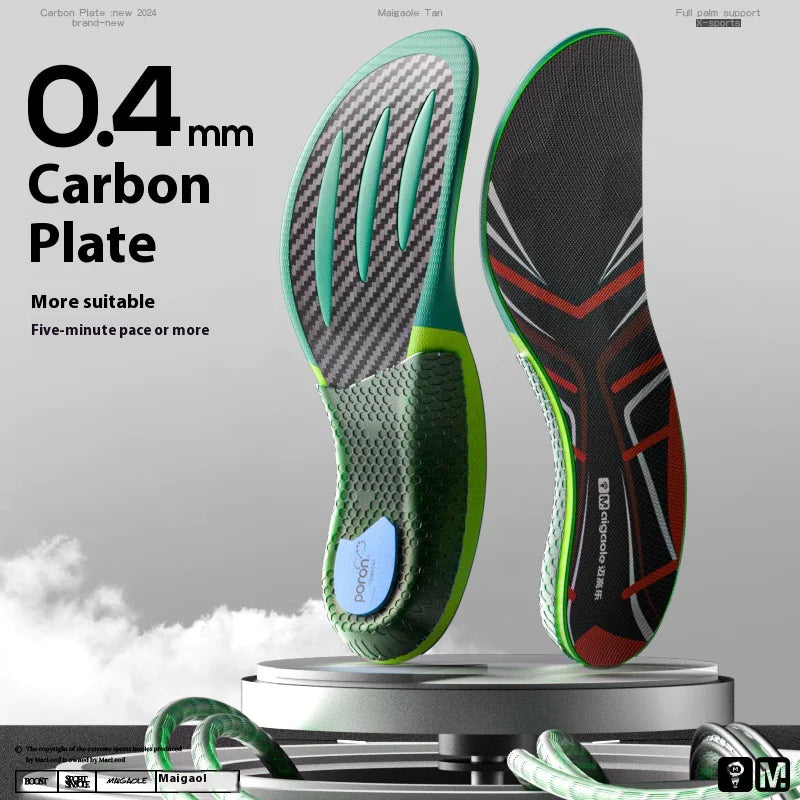 Marathon Racing InsolesSpecifically designed for marathon and long-distance running
Real carbon fiber base for speed and energy rebound
Lightweight and breathable to keep feet comfortable
Marathon Racing Insoles