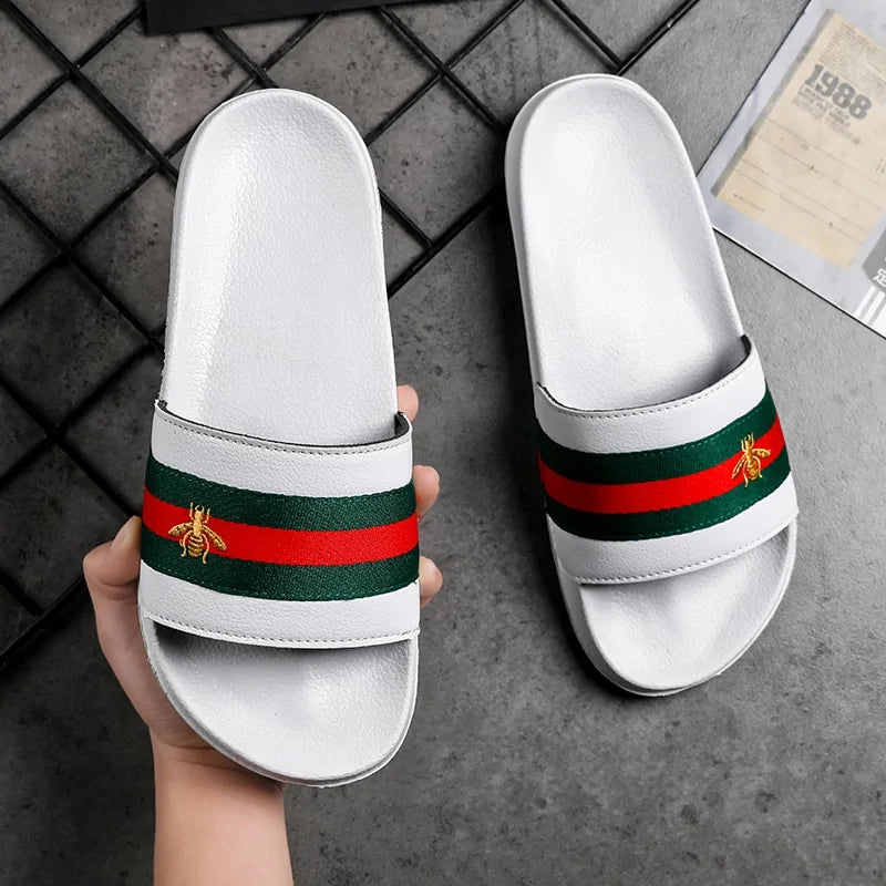 Men's Summer Slides SlippersIntroducing our Men's Summer Slides Slippers, the ultimate blend of style, comfort, and durability for your leisure moments!Crafted with high-quality PU upper materiSummer Slides Slippers