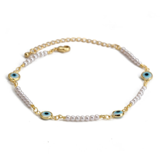 Charm BraceletIntroducing the Charm Bracelet! This beautiful bracelet is made of high quality materials, including copper, pearls, and natural stones. It's the perfect accessory tCharm Bracelet