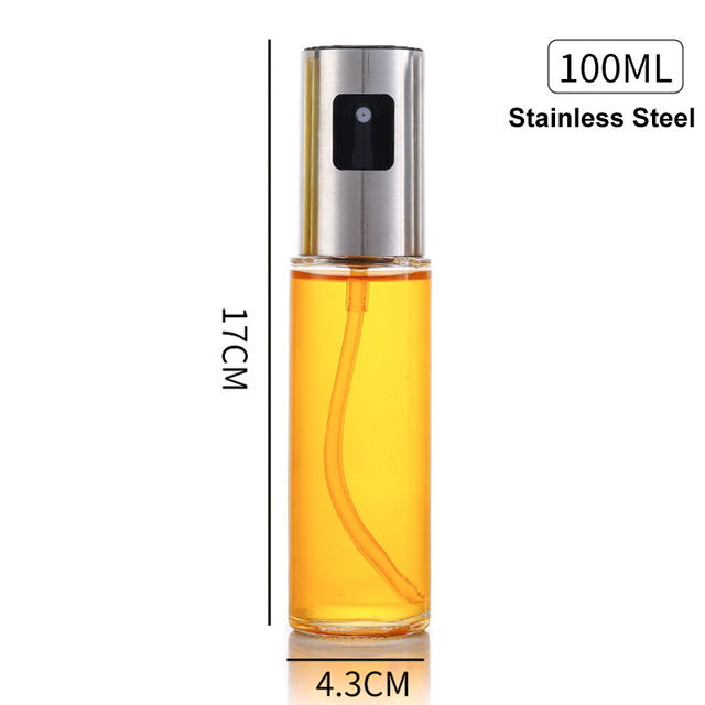 Kitchen Condiment BottleLooking for an oil bottle that can make your cooking easier and more fun? Kitchen Condiment Bottle is perfect for you! Made of PP spray head and glass bottle body, iKitchen Condiment Bottle