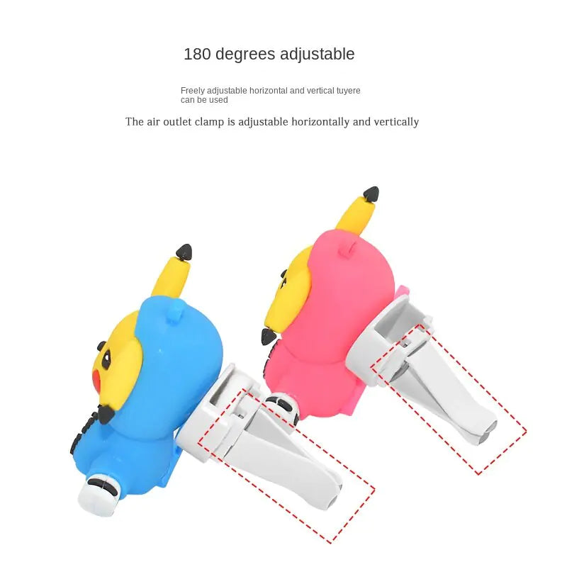 Pokemon Pikachu Car Aromatherapy Clip Cute Anime Doll CarIntroducing the adorable **Pokemon Pikachu Car Aromatherapy Clip** – the perfect fusion of cuteness and functionality for any Pokemon enthusiast and car lover!CraftePokemon Pikachu Car Aromatherapy Clip Cute Anime Doll Car