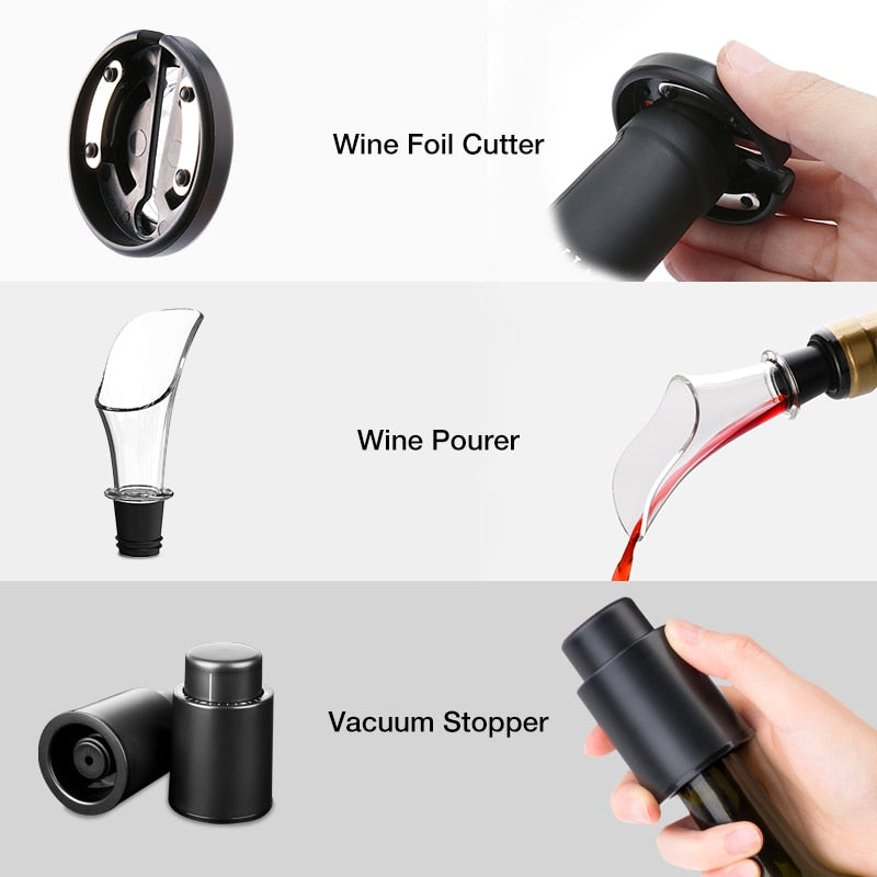 Automatic Wine Bottle OpenerWine lovers rejoice! The new Automatic Bottle Opener for Red Wine is the perfect tool to open your wine bottles with ease. This electric wine opener features a foil Automatic Wine Bottle Opener