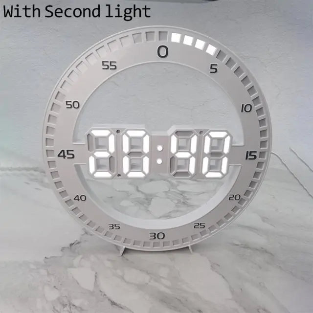 Digital Wall ClockUpgrade your timekeeping game with our LED Digital Wall Clock! Sleek, modern, and oh-so-convenient, this clock is the perfect addition to any home or office. With itDigital Wall Clock