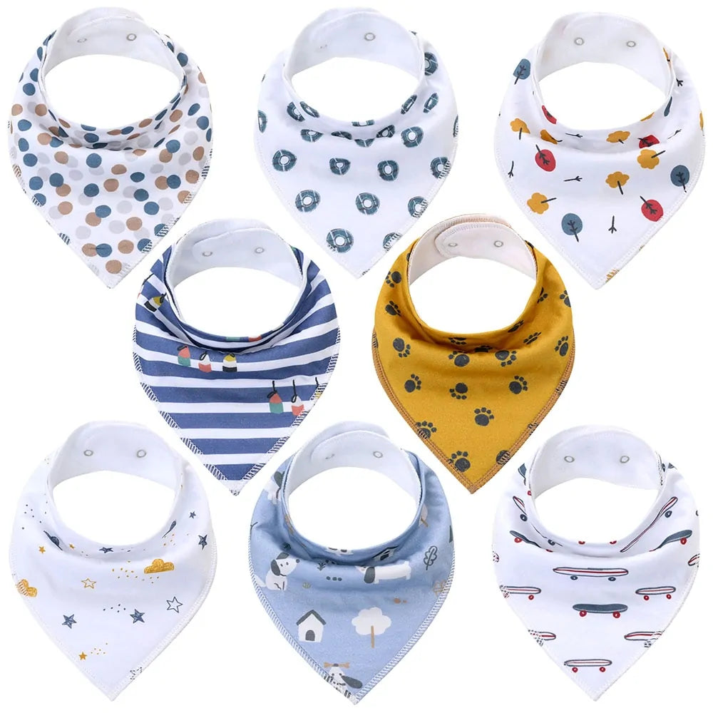 Soft Baby BibsIntroducing our Soft Baby Bibs - the ultimate blend of comfort, functionality, and style for your little bundle of joy!Crafted with care from 100% organic cotton, ouSoft Baby Bibs