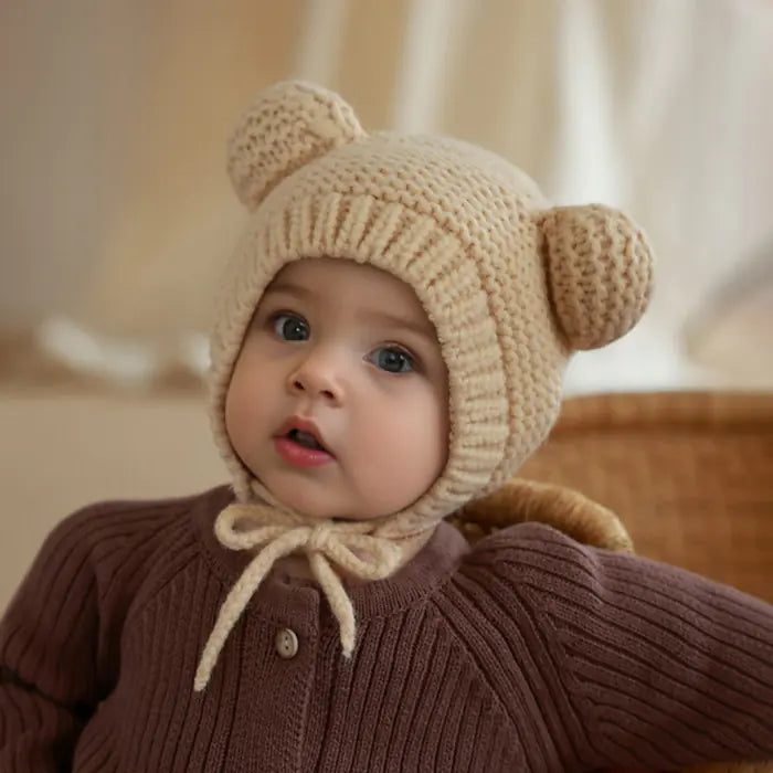 Baby hat Autumn and winter baby woolen hatwinter baby woolen hat