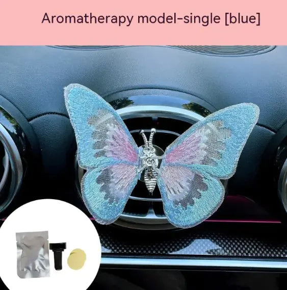 Moving Embroidery Butterfly Car Accessories### Product Description: Moving Embroidery Butterfly Center Console Air Outlet Decoration – Healing Series Car Accessories**Overview:**Transform your vehicle’s interMoving Embroidery Butterfly Car Accessories