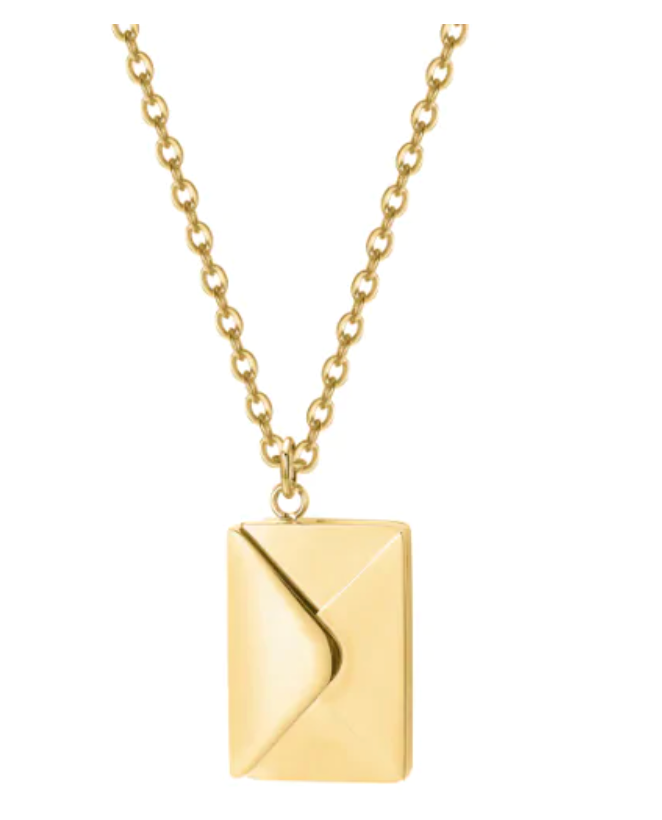 Envelope NecklaceAre you looking for an incomparable, yet meaningful gift to express your love or appreciation? Then look no further â the Envelope Necklace is here to save the dayEnvelope Necklace