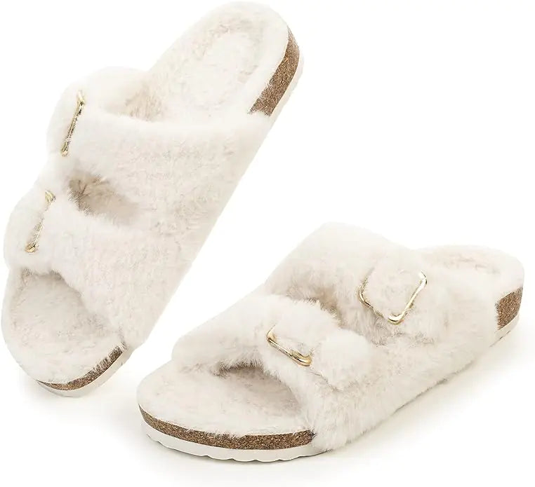 Adjustable Winter Fluffy SlidesStay Cozy and Stylish with Our Adjustable Winter Fluffy SlidesKeep your feet warm and comfortable all winter long with our adjustable winter fluffy slides. Designed Adjustable Winter Fluffy Slides