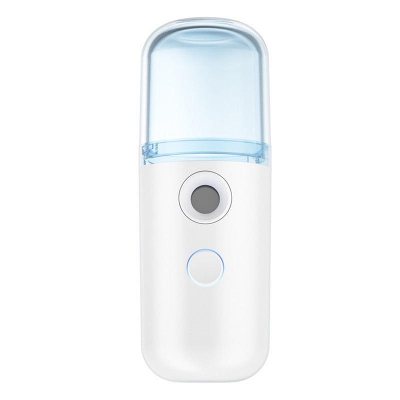 Nano Mist Facial Sprayer Beauty Instrument USB Face Steamer MoisturiziDescription:
100% new high qualityIt can be used to keep the face, body, antistatic and moisturizing.The liquid in the water tank becomes a -level mist that is more Nano Mist Facial Sprayer Beauty Instrument USB Face Steamer Moisturizing Beauty