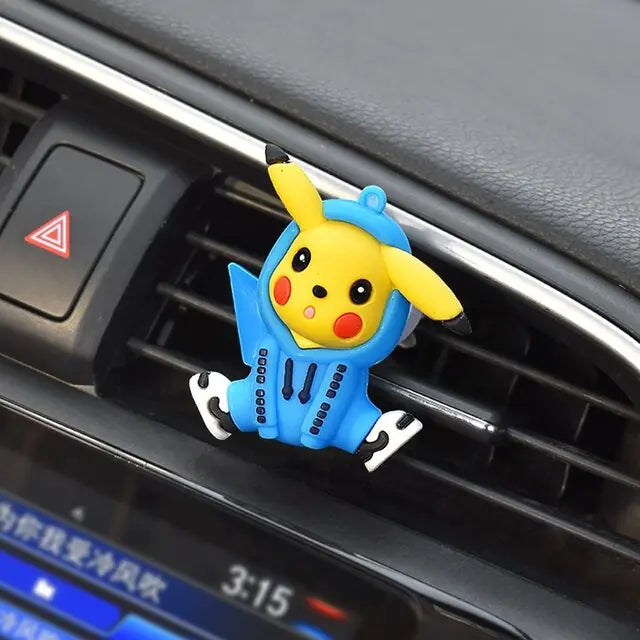 Pokemon Pikachu Car Aromatherapy Clip Cute Anime Doll CarIntroducing the adorable **Pokemon Pikachu Car Aromatherapy Clip** – the perfect fusion of cuteness and functionality for any Pokemon enthusiast and car lover!CraftePokemon Pikachu Car Aromatherapy Clip Cute Anime Doll Car