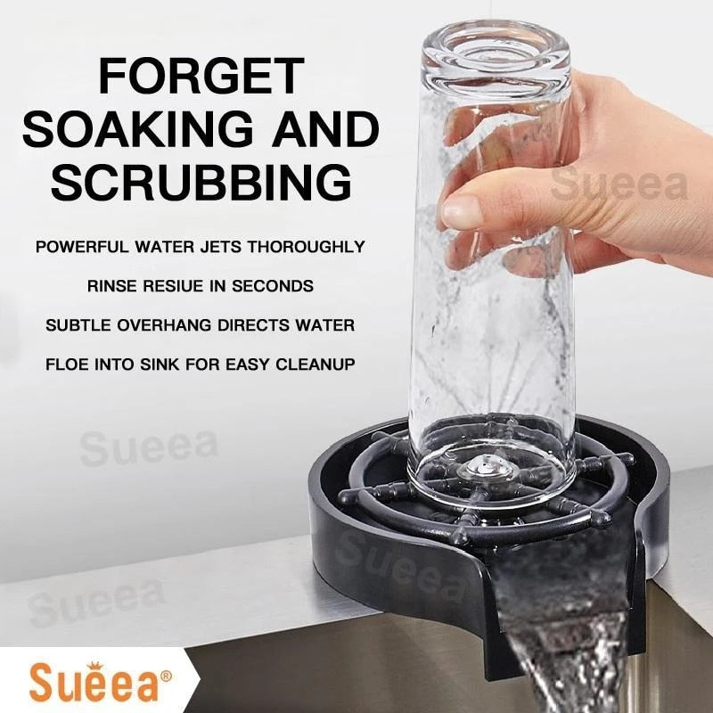 Glass Rinser Automatic Cup WasherFor a quick, easy and efficient way to get your cups and glasses sparkling, the Glass Rinser Automatic Cup Washer is the perfect solution. Whether youâre washing bGlass Rinser Automatic Cup Washer